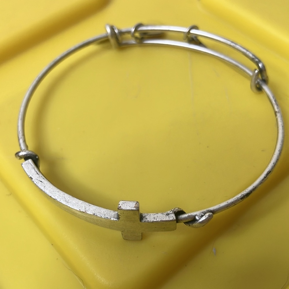 Alex and Ani Bracelet Cross design, Christian - Picture 2 of 7